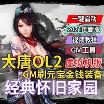 大唐2单机版 3D网游大唐2虚拟机一键端GM刷元宝金钱装备