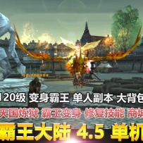 【霸王大陆】4.5GM命令120级龙裔商城大背包天国套装W7-W11